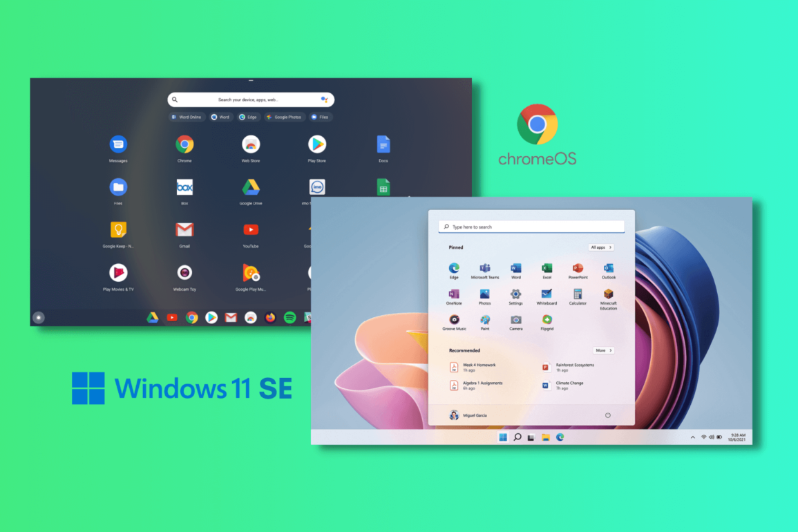 windows 11 SE vs Chrome OS