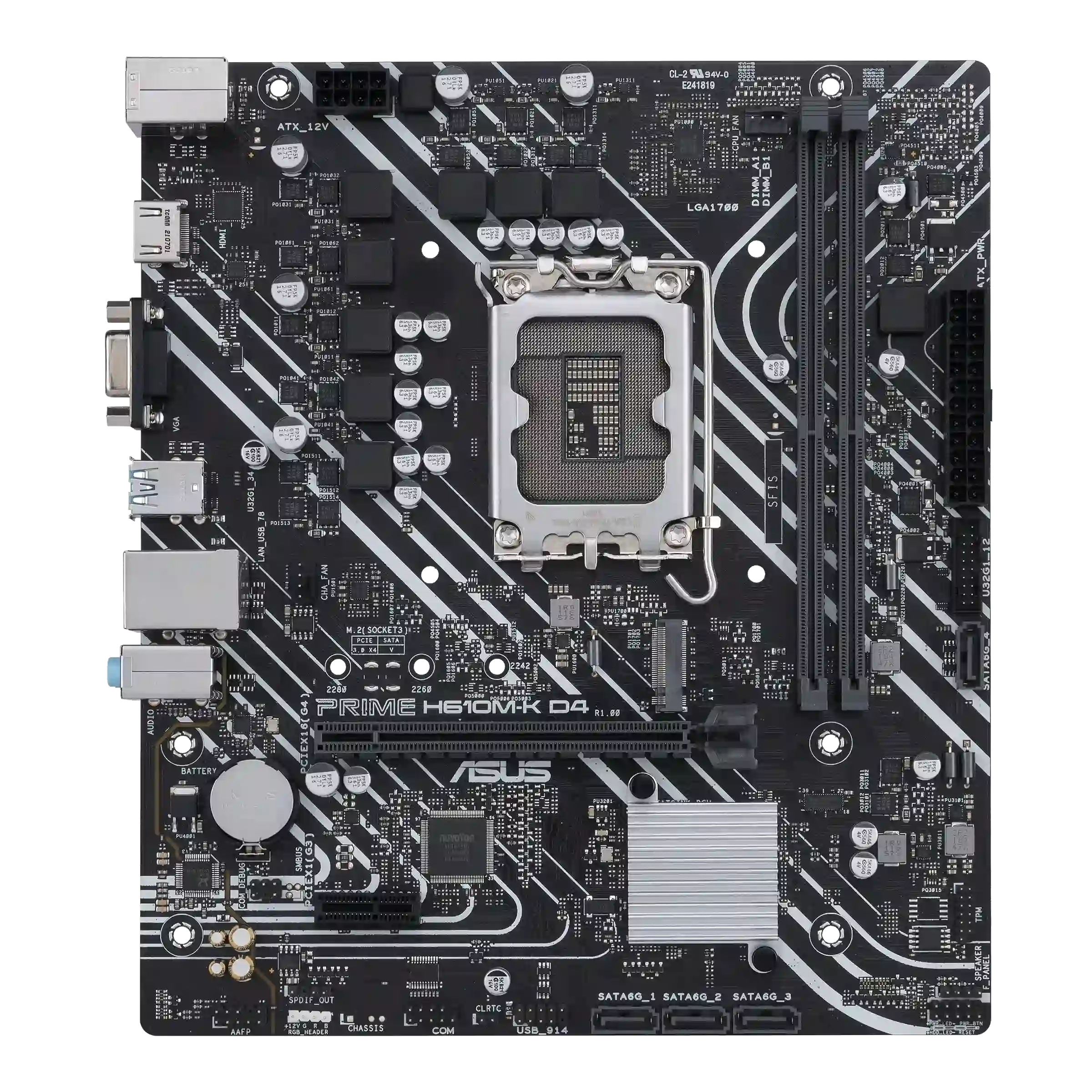 Best budget motherboard Asus H610E D4