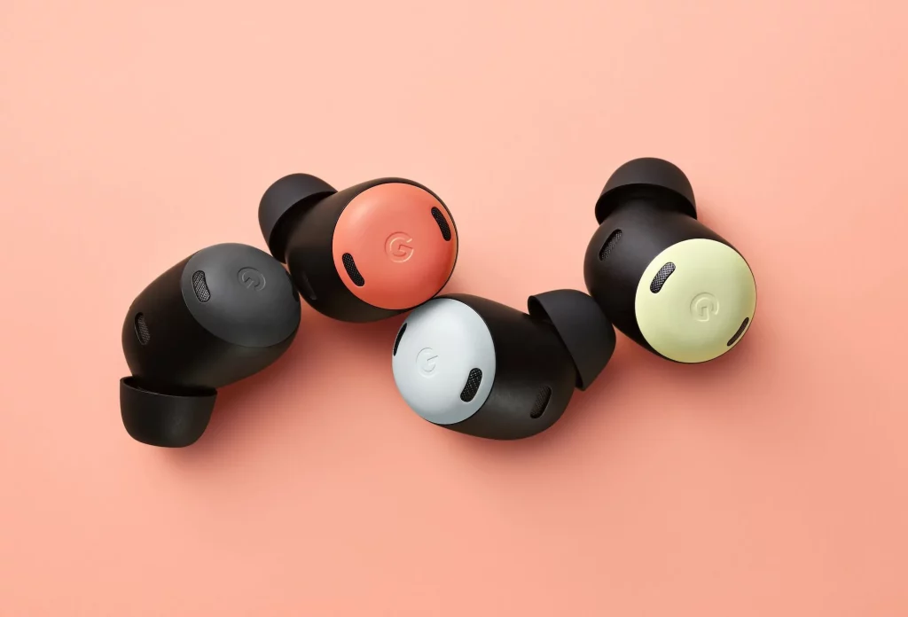 Google Pixel Buds Pro Design and color options