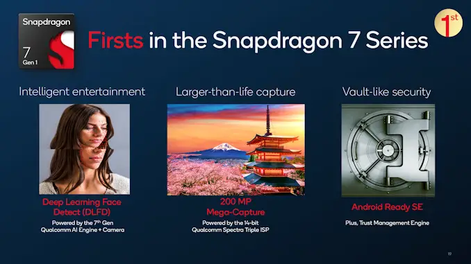 Snapdragon 7 Gen 1 chip announced The new upper mid-range chip from Qualcomm - Camera improvements