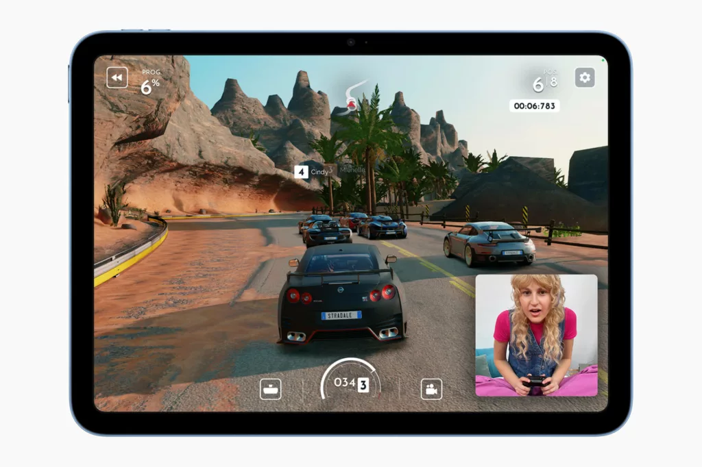 iPad gameplay screen