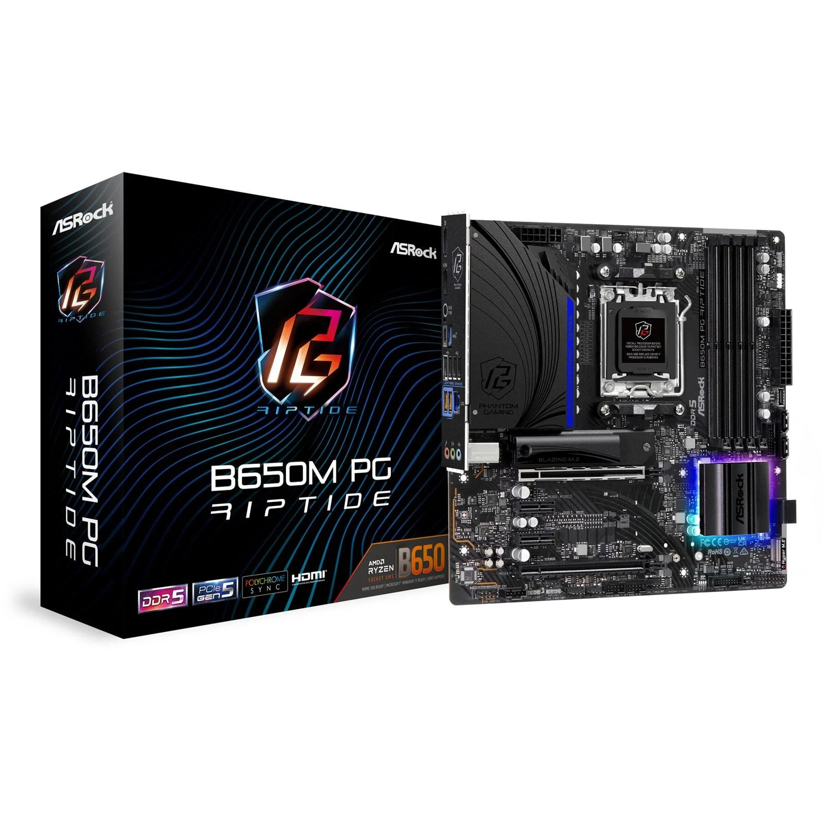 ASRock B650M Riptide best motherboard for Ryzen 7 7700X