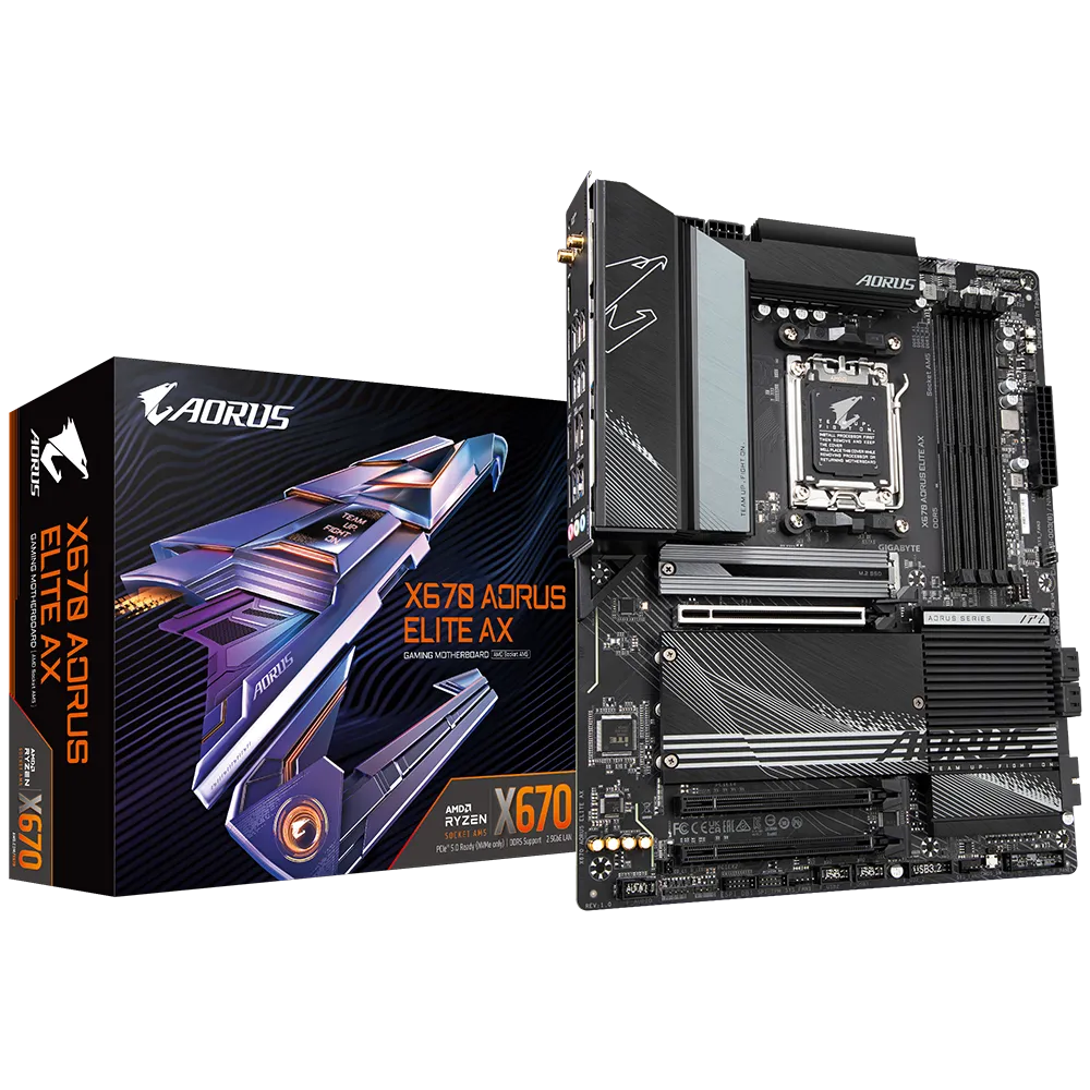 GIGABYTE X670 AORUS ELITE AX Best high end motherboard for Ryzen 7 7700X