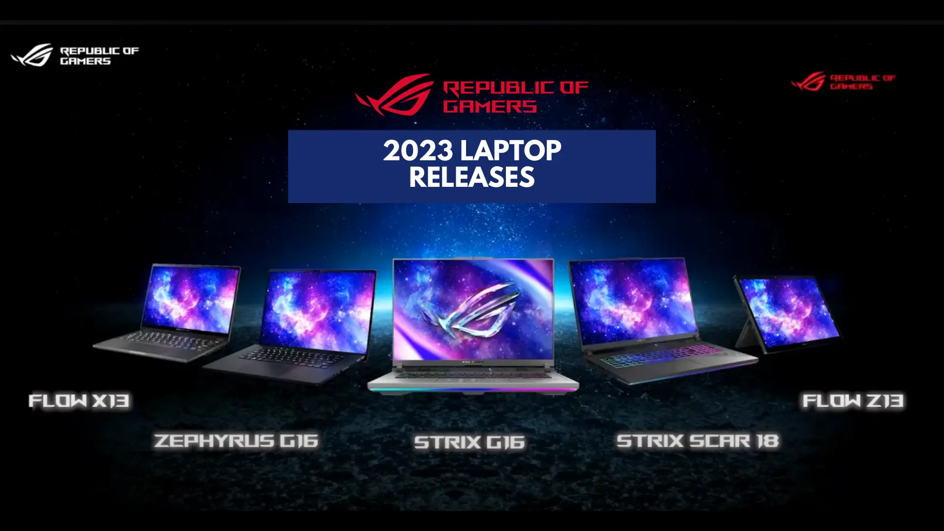 Asus ROG new laptops are decked out. Here’s every laptop announced at CES 2023