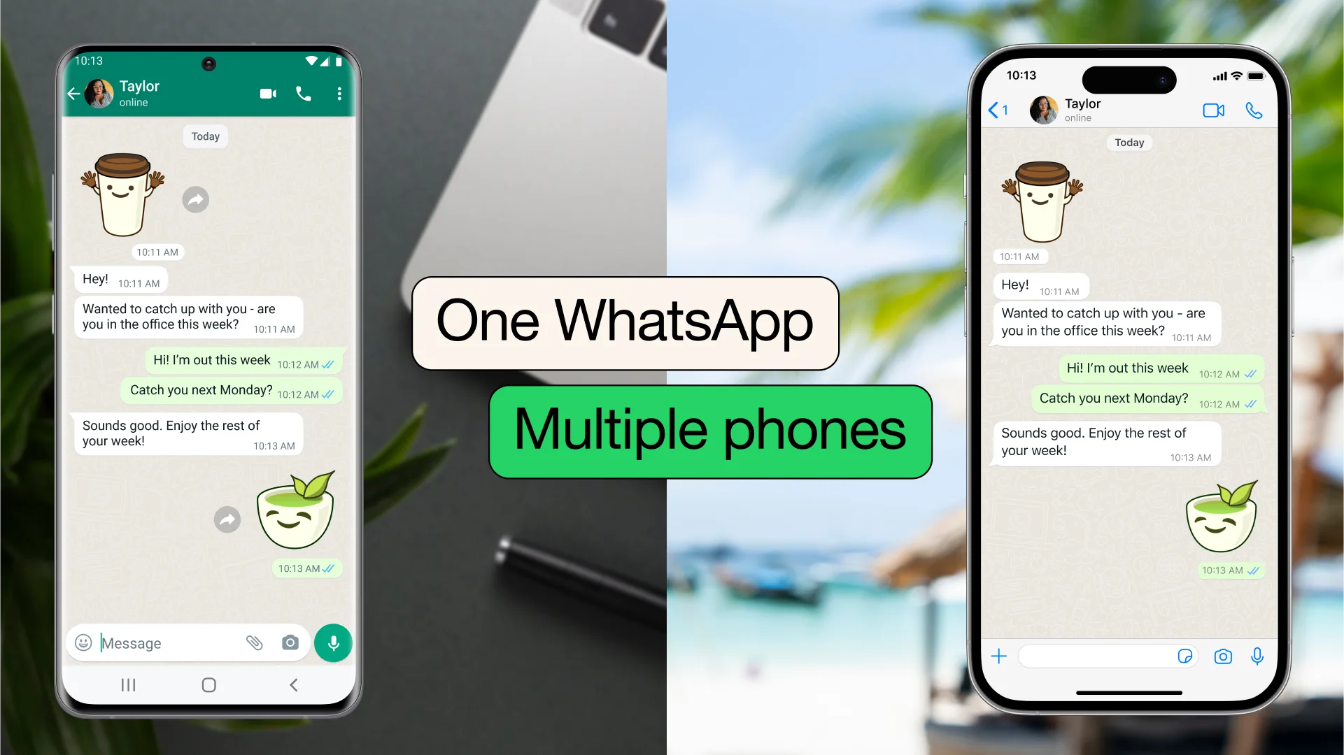 The new WhatsApp feature allows the same account on multiple devices