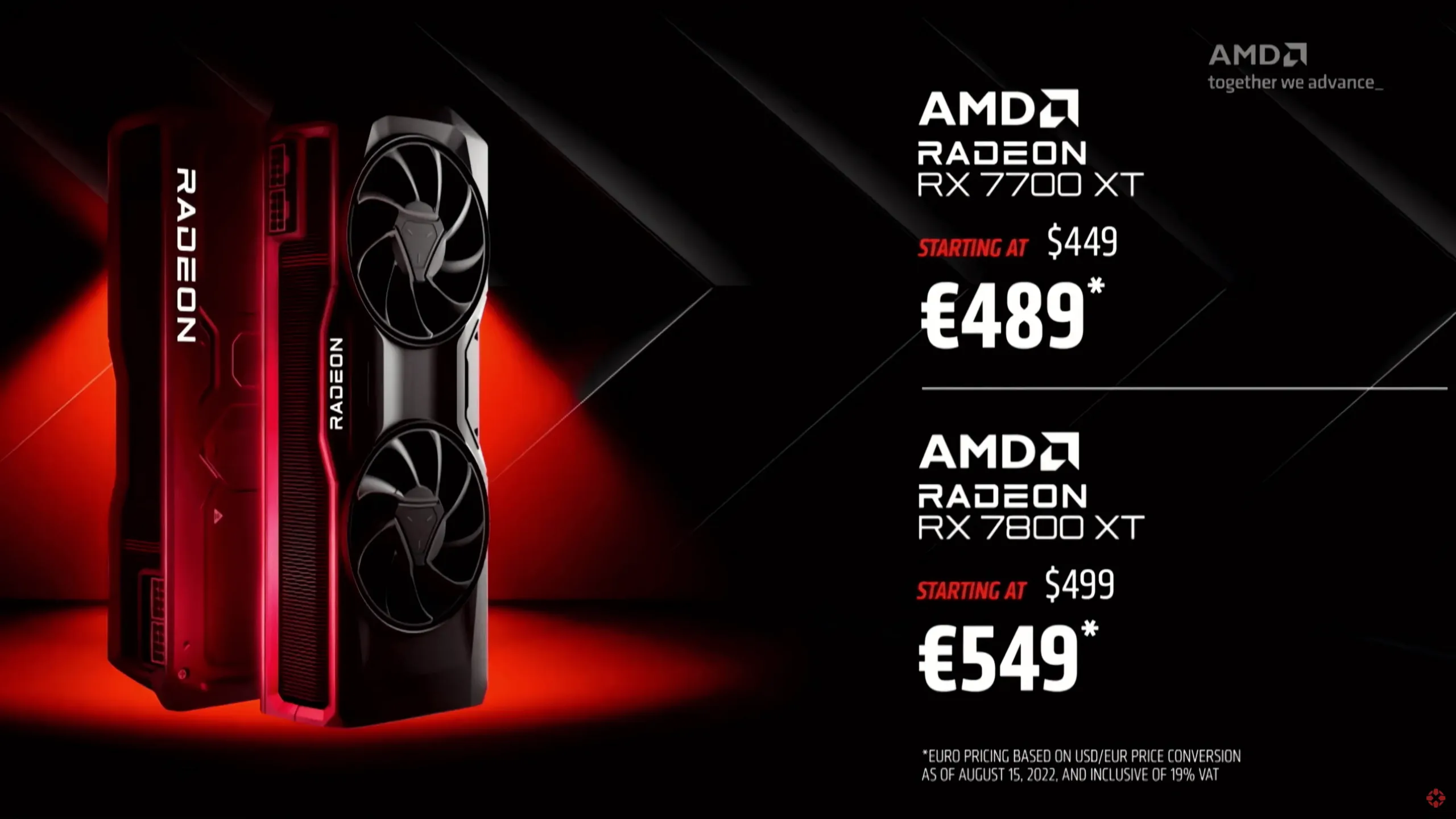 RX 7700XT and RX 7800XT announced by AMD, to be launched on September 6