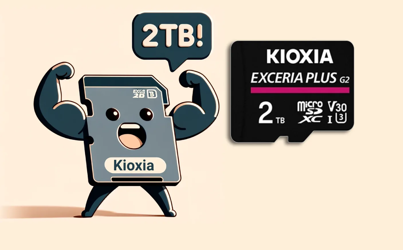 Woah! World’s first 2TB microSD card is here: Kioxia Exceria Plus G2