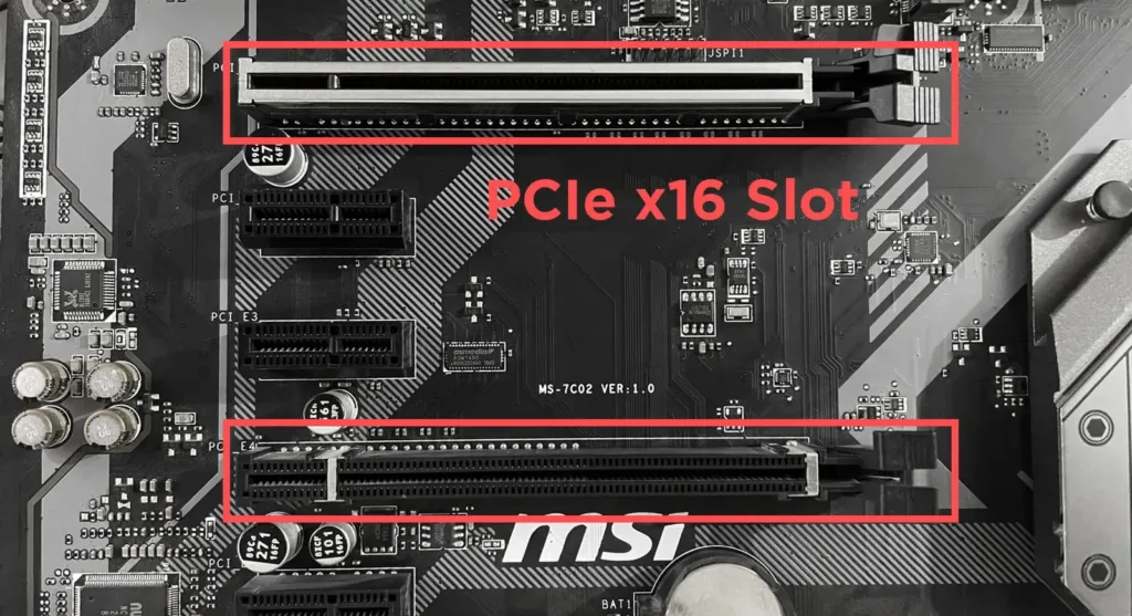 Motherboard PCIe slots